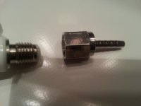 Nipple 4mm for NC-Connector 7/16"