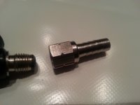Nipple 8mm for NC-Connector 7/16"