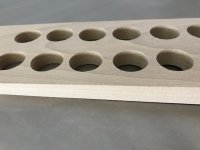Maischepaddel / R&uuml;hrl&ouml;ffel aus Holz - 60 cm mit 10 L&ouml;chern