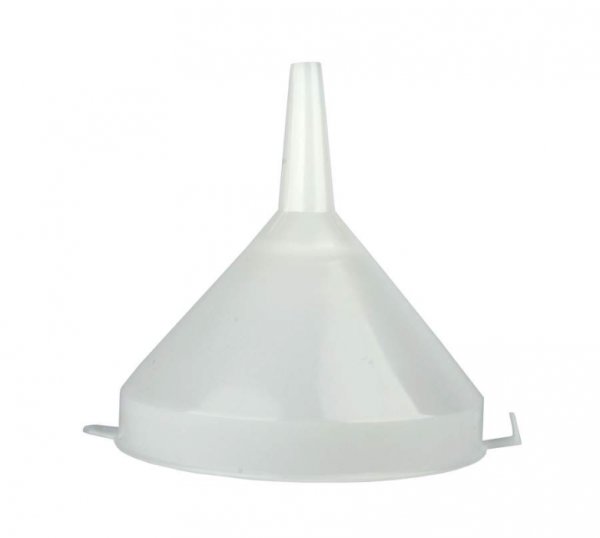 Funnel plastic 21cm diam. with sieve