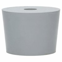 rubber bung grey D65/56 + 17 mm hole