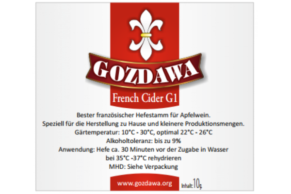 GOZDAWA French Cider G1 (FCG1)  (10 g)