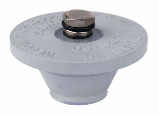 Rubber plug with pressure relief for minikeg 5 l