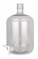 Carboy PET 23 litres with tap 5/16-7/16