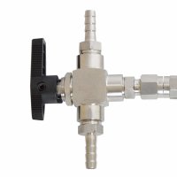 Manual stainless steel counter pressure filler