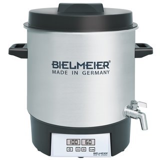 Bielmeier fully automatic preserving cooker digital 27 liters tap 3/8  BHG 411.2
