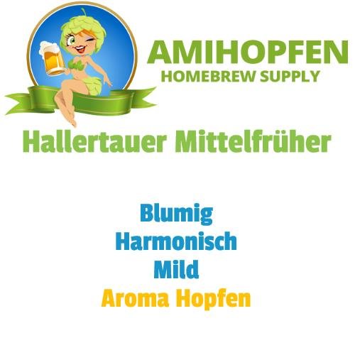 Hallertau Mittelfr&uuml;h, ca. 3,3% Alpha Pellets