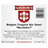 GOZDAWA Belgian Trappist Ale Yeast Rochefort (BTAY) -...