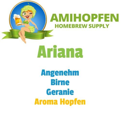 Ariana, ca. 10,6% Alpha Ernte 2021 Pellets