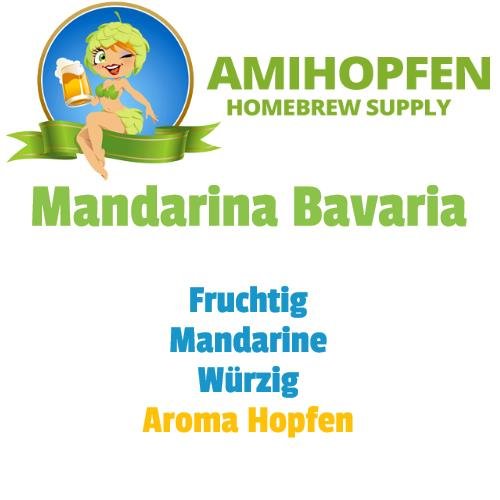Mandarina Bavaria, ca. 8,1% Alpha Ernte 2022 Pellets 200g