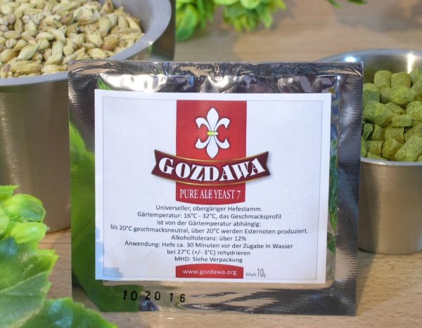 GOZDAWA Pure Ale Yeast 7 (PAY7) (10 g)