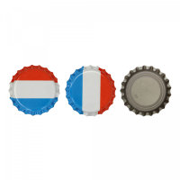 Kronkorken 26 mm - sauerstoffabsorbierend - französische / niederländische Flagge – 100 St.