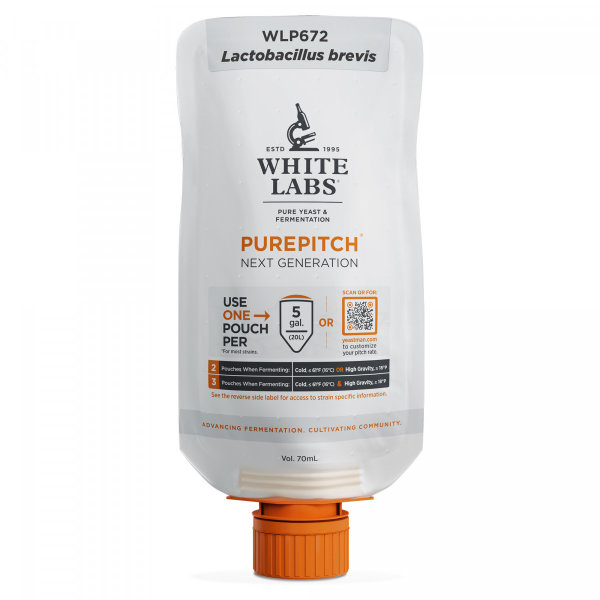 WLP672 Lactobacillus brevis - White Labs PurePitch™ Next Generation