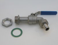 Valve Set, Stainless Steel 1/2 inch diameter with nut and...