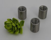 Double Socket, Stainless Steel 1/4