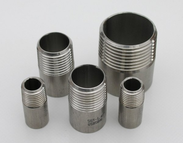 Welding Nipple, Stainless Steel 3/8 Inch