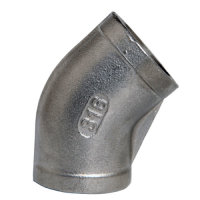 Elbow 45&deg; IG/IG, Stainless Steel 1 inch
