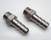 Barbed Fitting  3/8" AG x 13mm