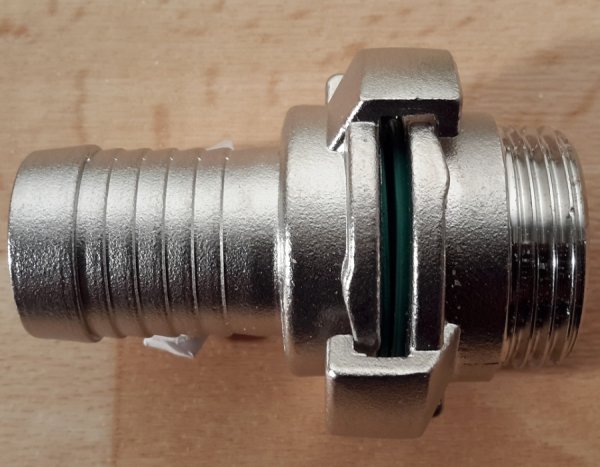 GeKa Connector ES with outer fitting 3/4&quot;